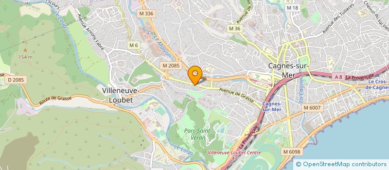 localisation de l'entreprise SCI LE REAN à CAGNES-SUR-MER