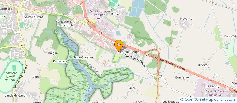 localisation de l'entreprise SCI LE REBELLER  THEIX-NOYALO