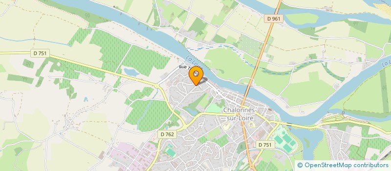 localisation de l'entreprise SCI LE REBUS  CHALONNES-SUR-LOIRE