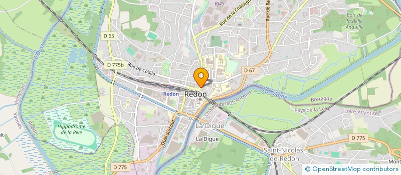 localisation de l'entreprise SCI LE REDONNAIS à REDON