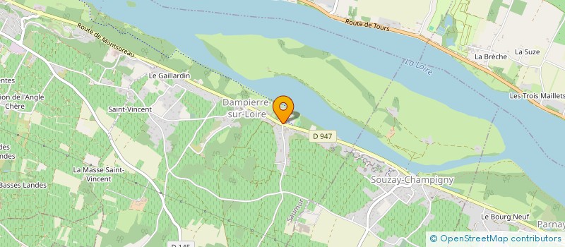 localisation de l'entreprise SCI LE REFLET DES ILES  SAUMUR