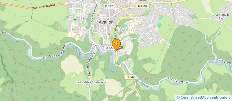 localisation de l'entreprise SCI LE REFUGE à AVALLON
