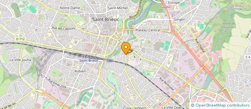 localisation de l'entreprise SCI LE REFUGE à SAINT-BRIEUC