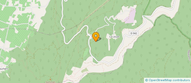 localisation de l'entreprise SCI LE REFUGE  BLAUVAC