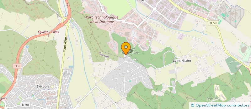 localisation de l'entreprise SCI LE REFUGE  CABRIES