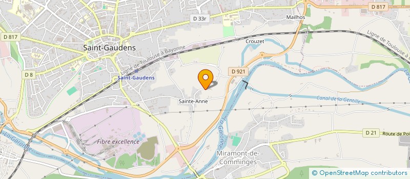 localisation de l'entreprise SCI LE REFUGE DE LA MARMOTTE  SAINT-GAUDENS