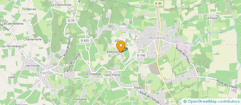 localisation de l'entreprise SCI LE REFUGE DES VAVRES  MORANCE