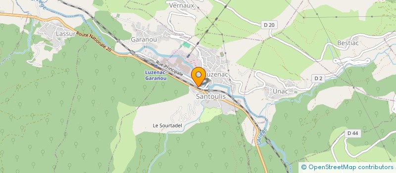 localisation de l'entreprise SCI LE REFUGE FAMILIAL à LUZENAC