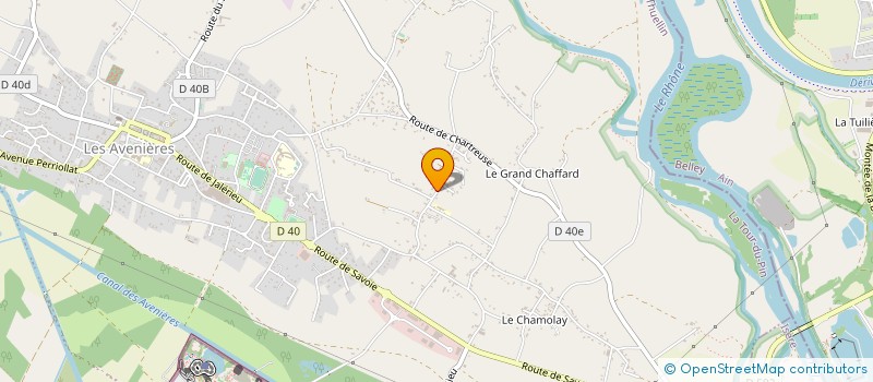 localisation de l'entreprise SCI LE REGAIN  LES AVENIERES VEYRINS-THUELLIN