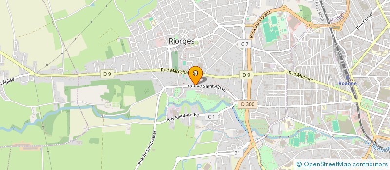 localisation de l'entreprise SCI LE REGAL à RIORGES