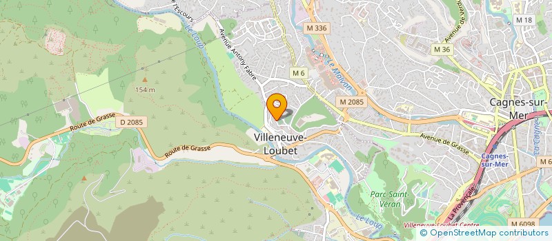 localisation de l'entreprise SCI LE REGAL DU ROI à VILLENEUVE-LOUBET
