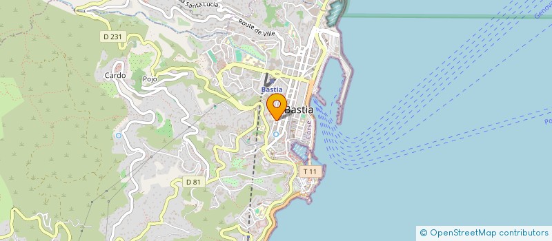 localisation de l'entreprise SCI LE REGENT 2  BASTIA