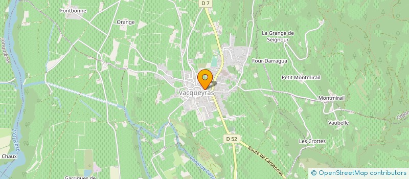 localisation de l'entreprise SCI LE REGENT  VACQUEYRAS