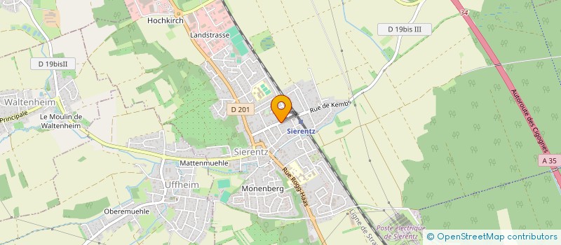 localisation de l'entreprise SCI LE REGENT  SIERENTZ