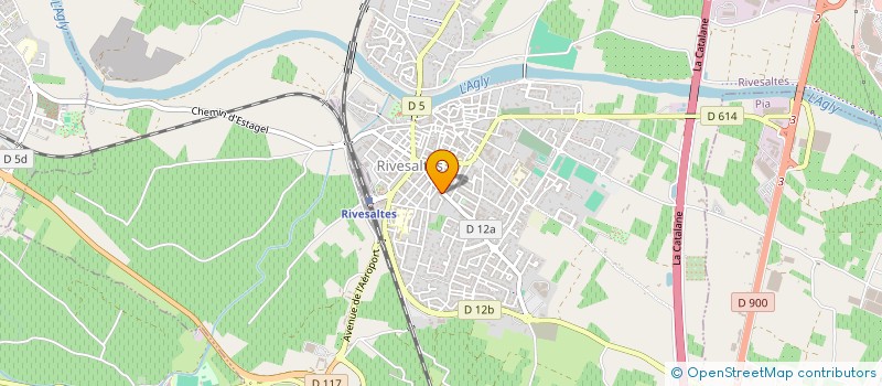 localisation de l'entreprise SCI LE REJAN  RIVESALTES