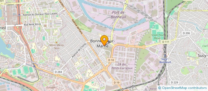 localisation de l'entreprise SCI LE RELAIS à BONNEUIL-SUR-MARNE