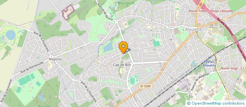 localisation de l'entreprise SCI LE RELAIS à PESSAC