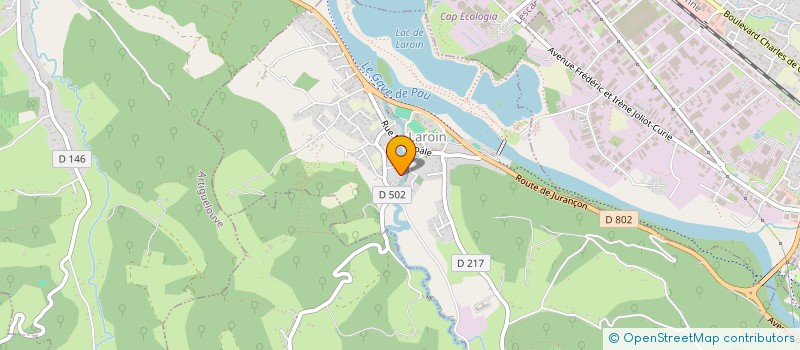 localisation de l'entreprise SCI LE RELAIS  LAROIN