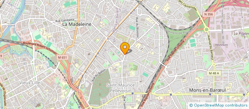 localisation de l'entreprise SCI LE RELAIS à LILLE