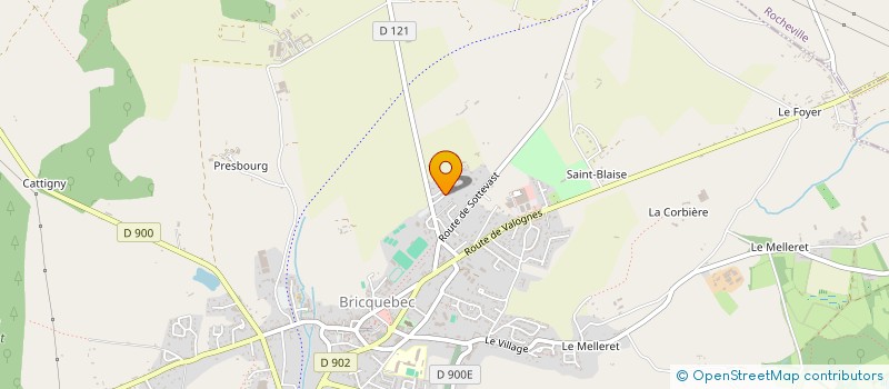 localisation de l'entreprise SCI LE RELAIS à BRICQUEBEC-EN-COTENTIN