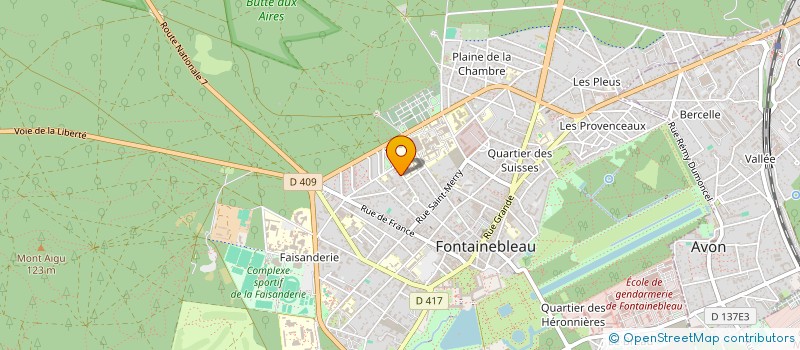 localisation de l'entreprise SCI LE RELAIS BIS  BOURRON-MARLOTTE