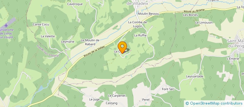 localisation de l'entreprise SCI LE RELAIS DE CHASSE  SAINT-FELIX-DE-VILLADEIX