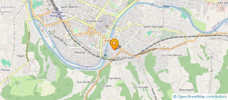 localisation de l'entreprise SCI LE RELAIS DE LAURIERE à PERIGUEUX