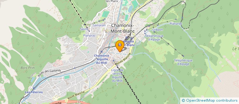 localisation de l'entreprise SCI LE RELAIS DE POSTE à CHAMONIX-MONT-BLANC