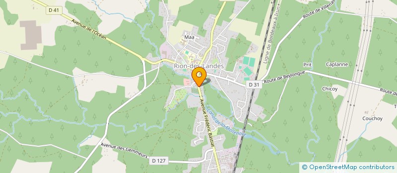 localisation de l'entreprise SCI LE RELAIS DE RION DES LANDES  RION-DES-LANDES