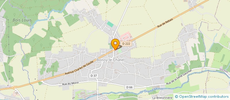 localisation de l'entreprise SCI LE RELAIS DES CARRIERES  BOISSY-LE-CHATEL