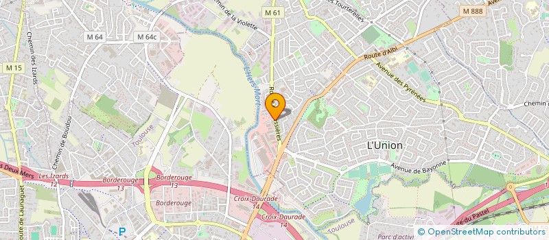 localisation de l'entreprise SCI LE RELAIS DES FIACRES à L'UNION