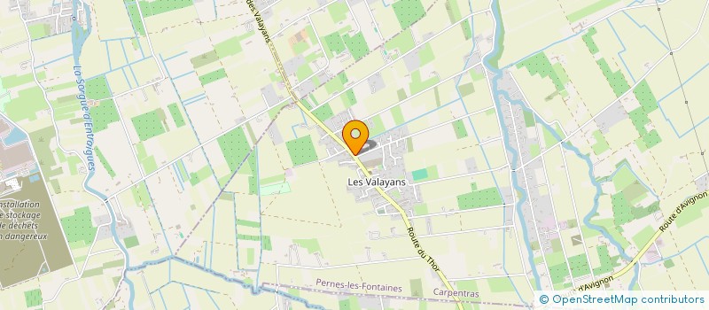 localisation de l'entreprise SCI LE RELAIS DES LAVANDES  MONTEUX