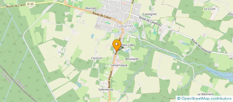 localisation de l'entreprise SCI LE RELAIS IMMO  GABARRET