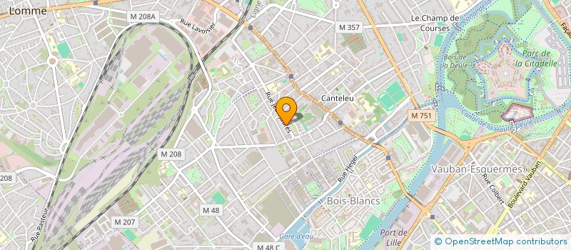 localisation de l'entreprise SCI LE RELAIS TREVISE à LILLE