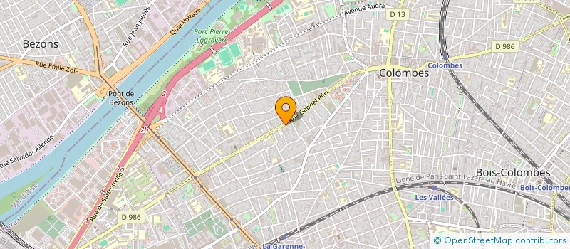localisation de l'entreprise SCI LE RELAX à COLOMBES