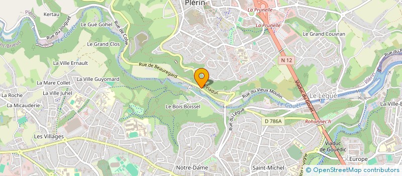 localisation de l'entreprise SCI LE RELAXE  PLERIN