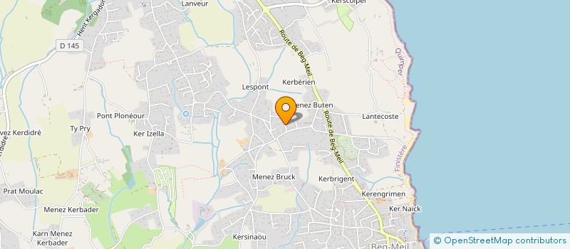 localisation de l'entreprise SCI LE RELECQ HABITAT  FOUESNANT