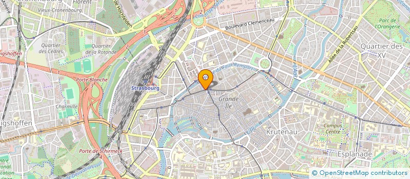 localisation de l'entreprise SCI LE RELIEF  STRASBOURG