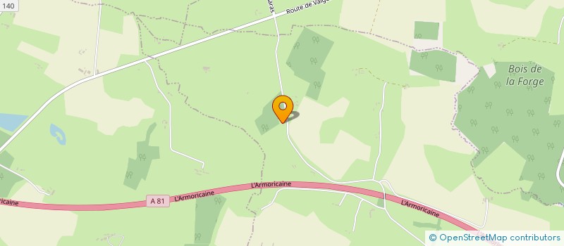 localisation de l'entreprise SCI LE REMONAY  BLANDOUET-SAINT JEAN