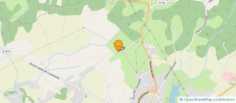 localisation de l'entreprise SCI LE REMOULEUR  ORTHEZ