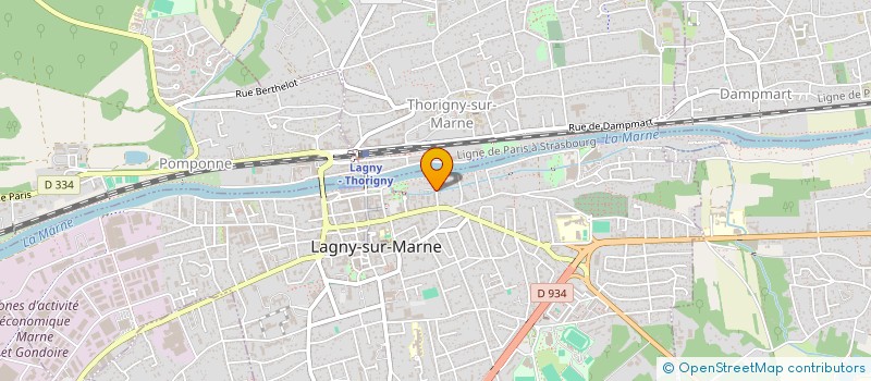 localisation de l'entreprise SCI LE REMPART à POMPONNE