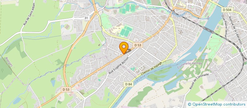 localisation de l'entreprise SCI LE RENAISON  ROANNE