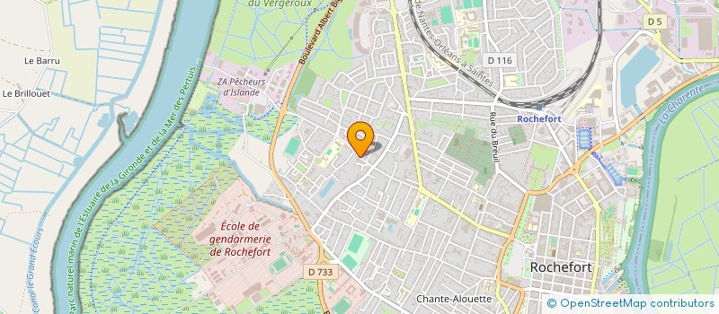 localisation de l'entreprise SCI LE RENARD  ROCHEFORT