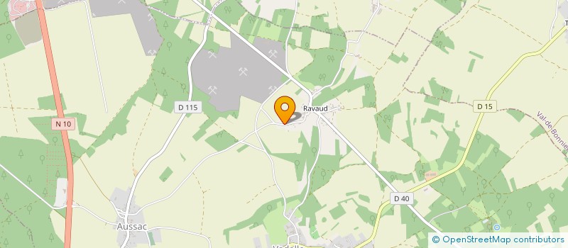 localisation de l'entreprise SCI LE RENCLOS à AUSSAC-VADALLE