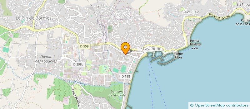 localisation de l'entreprise SCI LE RENOIR  LE LAVANDOU