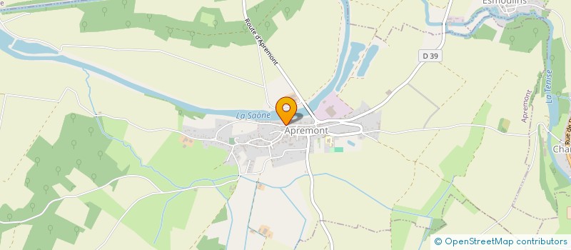 localisation de l'entreprise SCI LE RENOUILLET  APREMONT