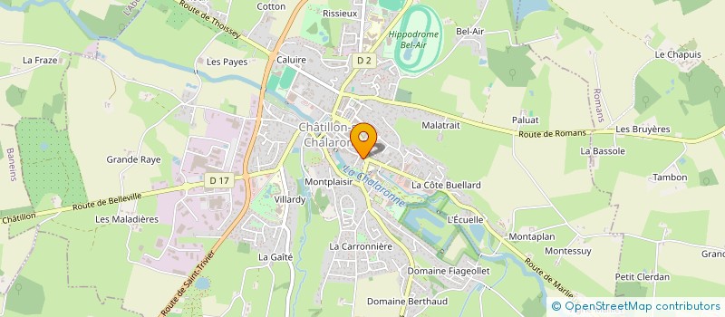 localisation de l'entreprise SCI LE RENOUVEAU  CHATILLON-SUR-CHALARONNE