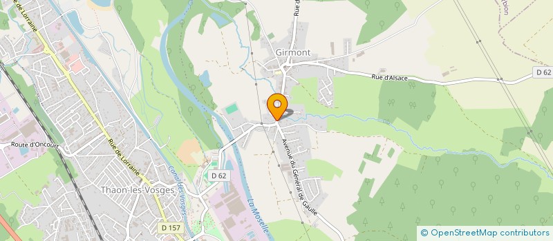 localisation de l'entreprise SCI LE RENOUVEAU  THAON-LES-VOSGES