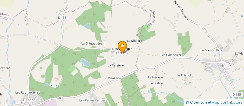 localisation de l'entreprise SCI LE RENOUVEAU  BARACE