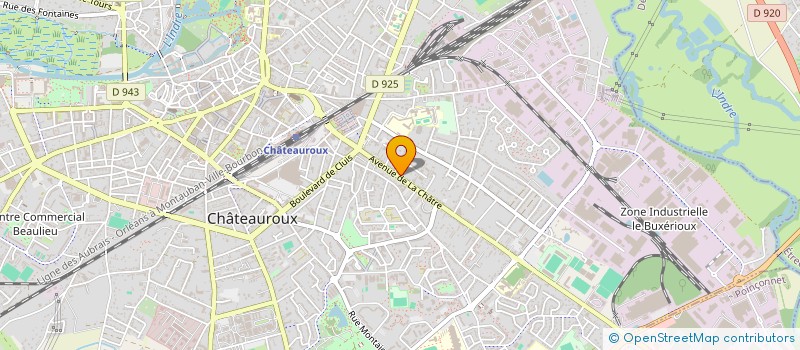 localisation de l'entreprise SCI LE RENOUVEAU à CHATEAUROUX